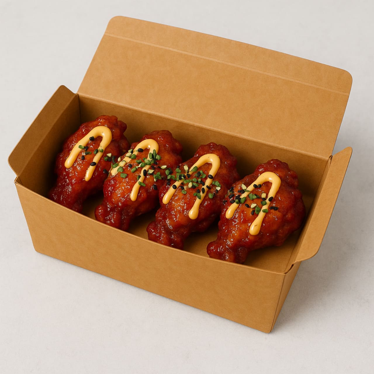 Korean Wings 4 st från Epic Burgers